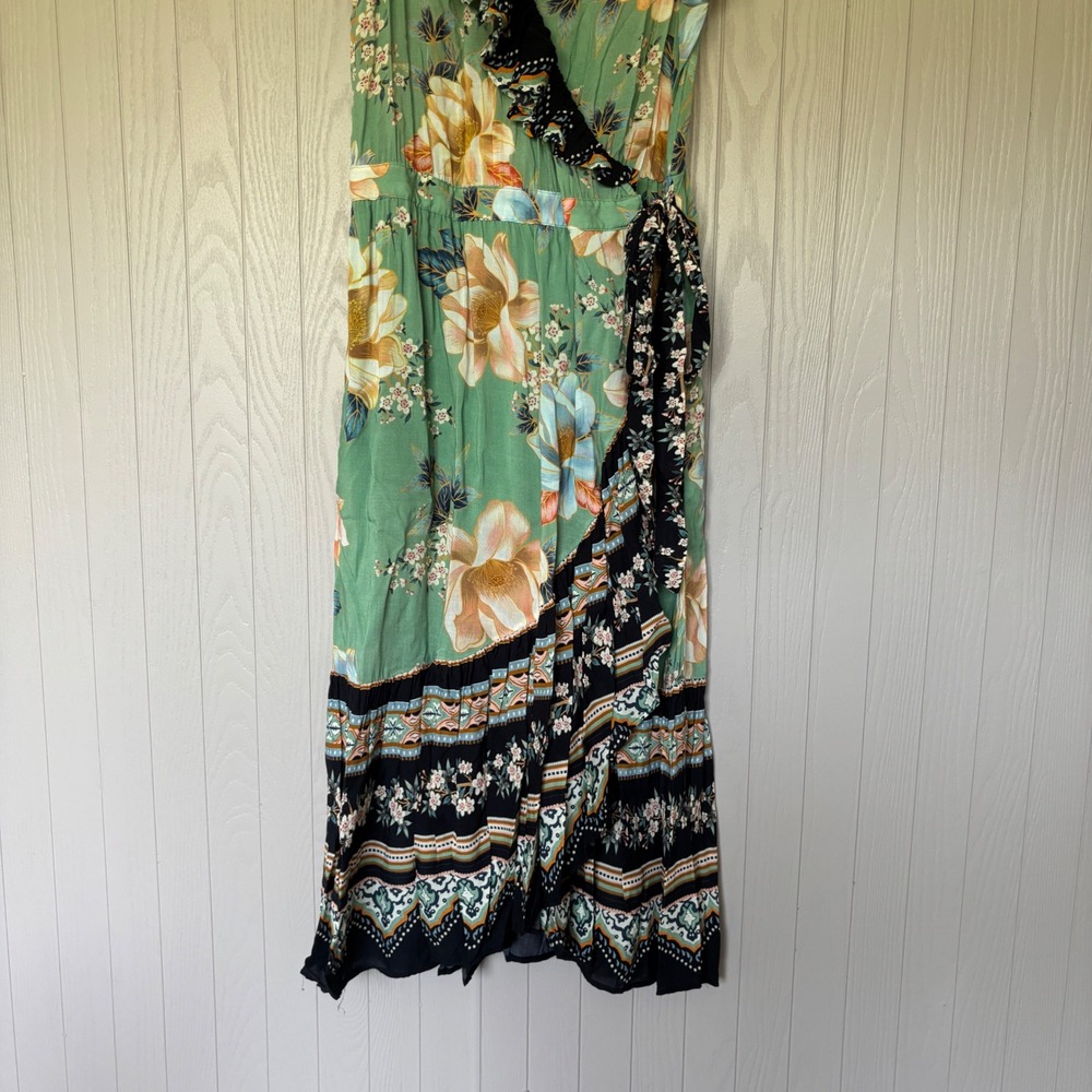 Anthropology Farm Rio Floral Print Monica Wrap Dress size XS - Picture 4 of 16